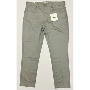 Thom‎ Aaron Mens Gray 5-Pocket Stretch Twill Pants 38x30 NWT